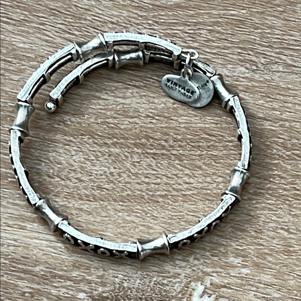 Alex and Ani Silver XOXO Bracelet - Picture 3 of 8